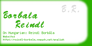 borbala reindl business card